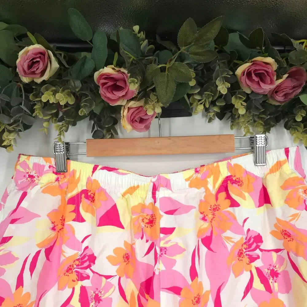 Columbia Women's Sandy River II Floral Printed Shorts Size 1X